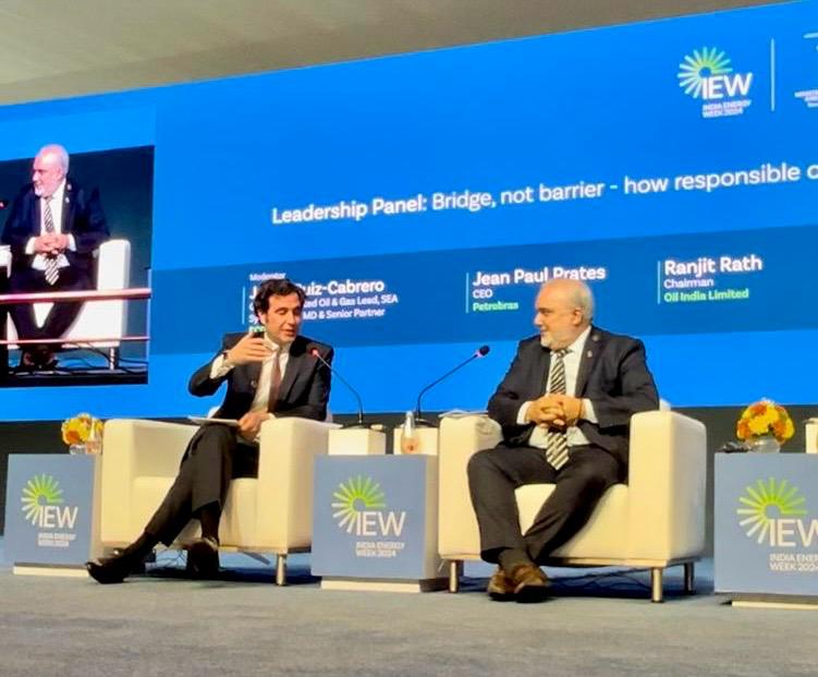Presidente da Petrobras, Jean-Paul Prates, participa do evento “India Energy Week 2024” em GOA, Índia